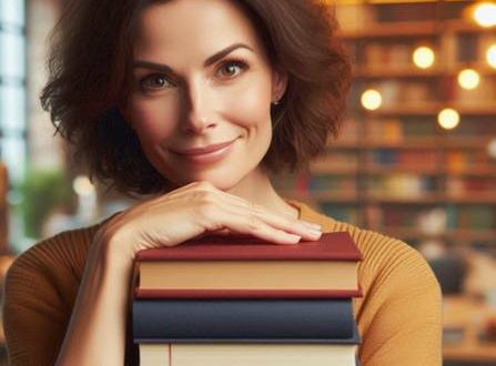 Bookcrossing: i libri che viaggiano per il mondo 5 mmagine donna con libri in mano - laviadeipoeti
