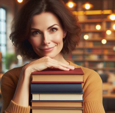 Bookcrossing: i libri che viaggiano per il mondo 3 mmagine donna con libri in mano - laviadeipoeti
