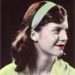 foto colorata di Sylvia Plath