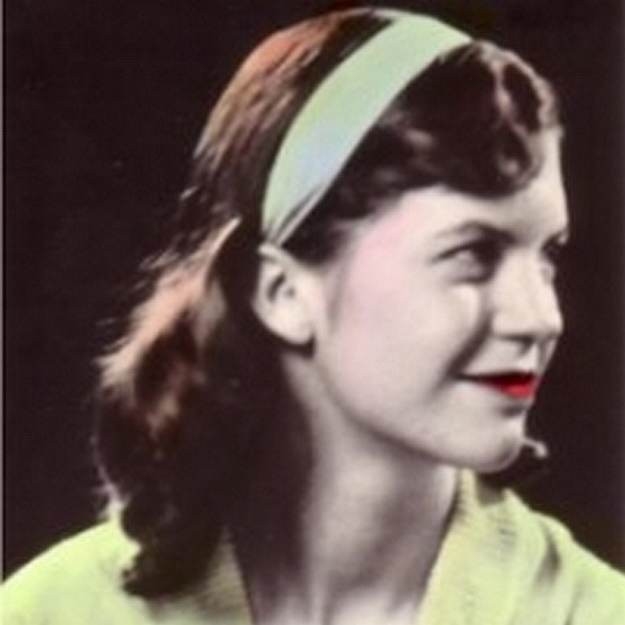 Il nome di Sylvia Plath 1 foto colorata di Sylvia Plath
