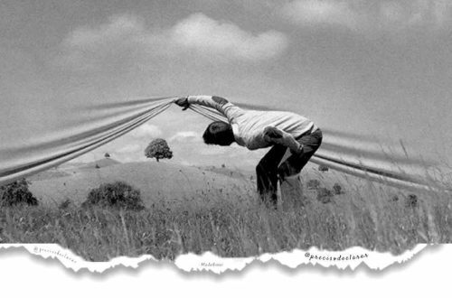 La cultura che non disturba più 17 La cultura odierna,metafora di uomo che giarda sotto il cielo azzurro
