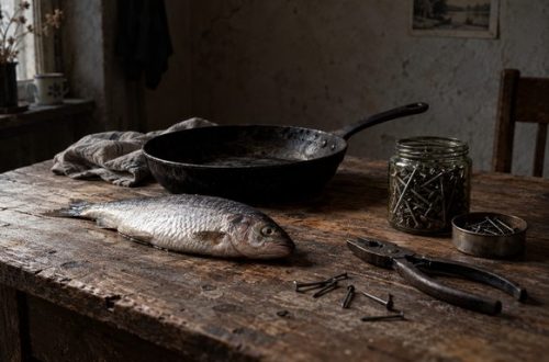 La padella eil pesce fritto di Leonid Latynin